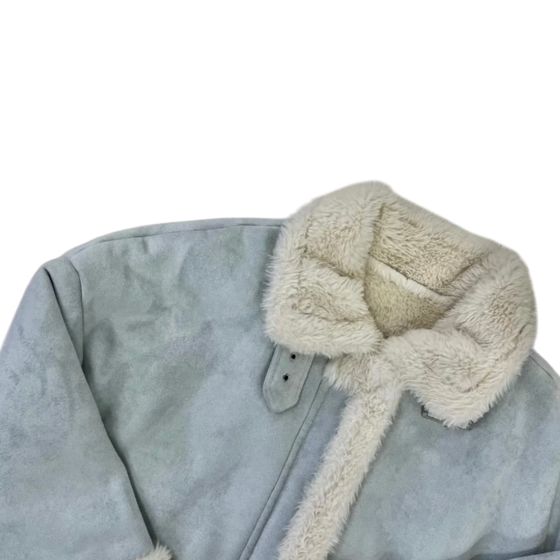 빈티지 B-3 무스탕 자켓 스카이블루 상품이미지2