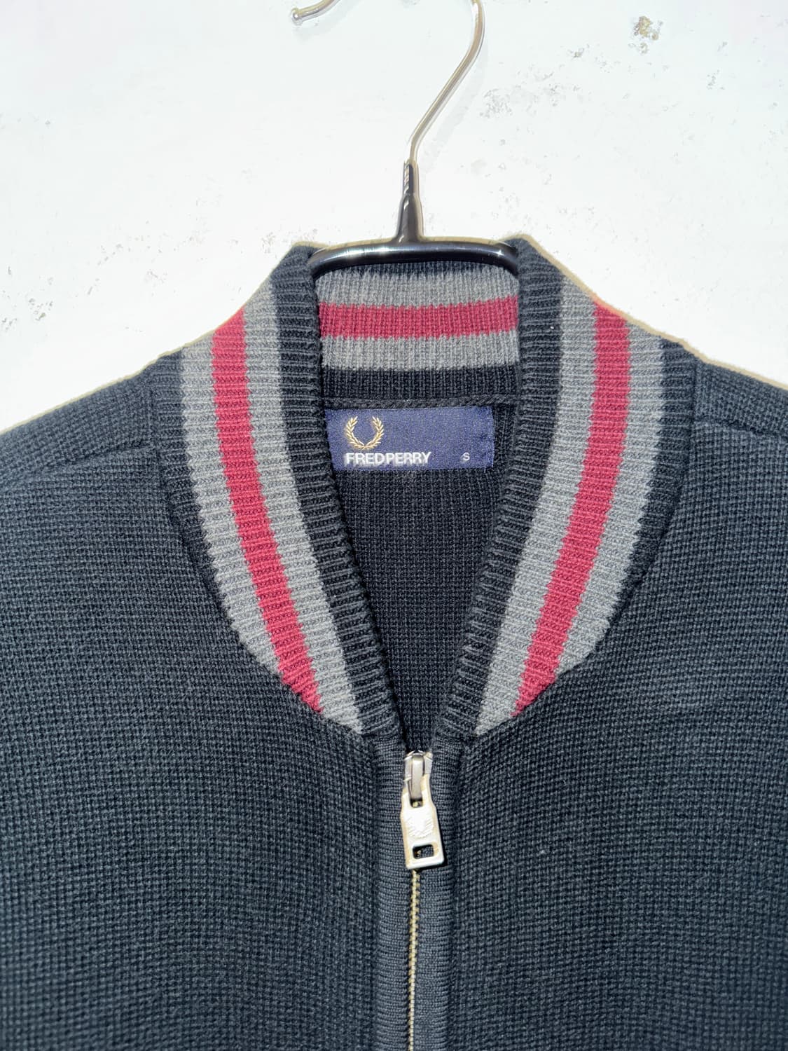 FREDPERRY 니트집업 상품이미지2