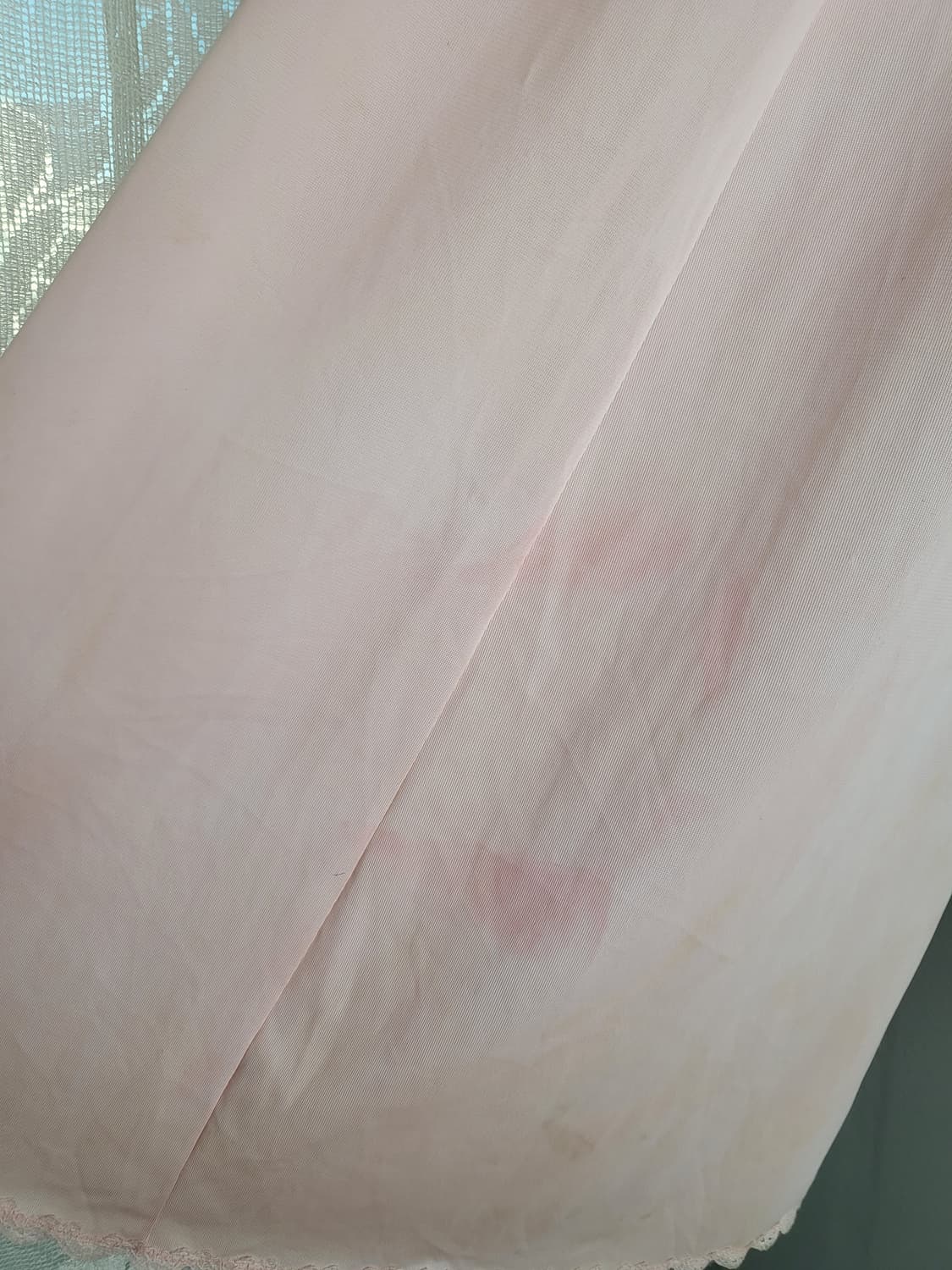 B급 빈티지 베이비핑크 레이스 슬립 드레스 상품이미지7