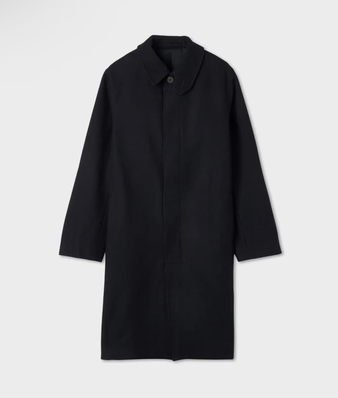 [L] 스튜디오니콜슨 몬디알 울 오버 코트 - 네이비 상품이미지1