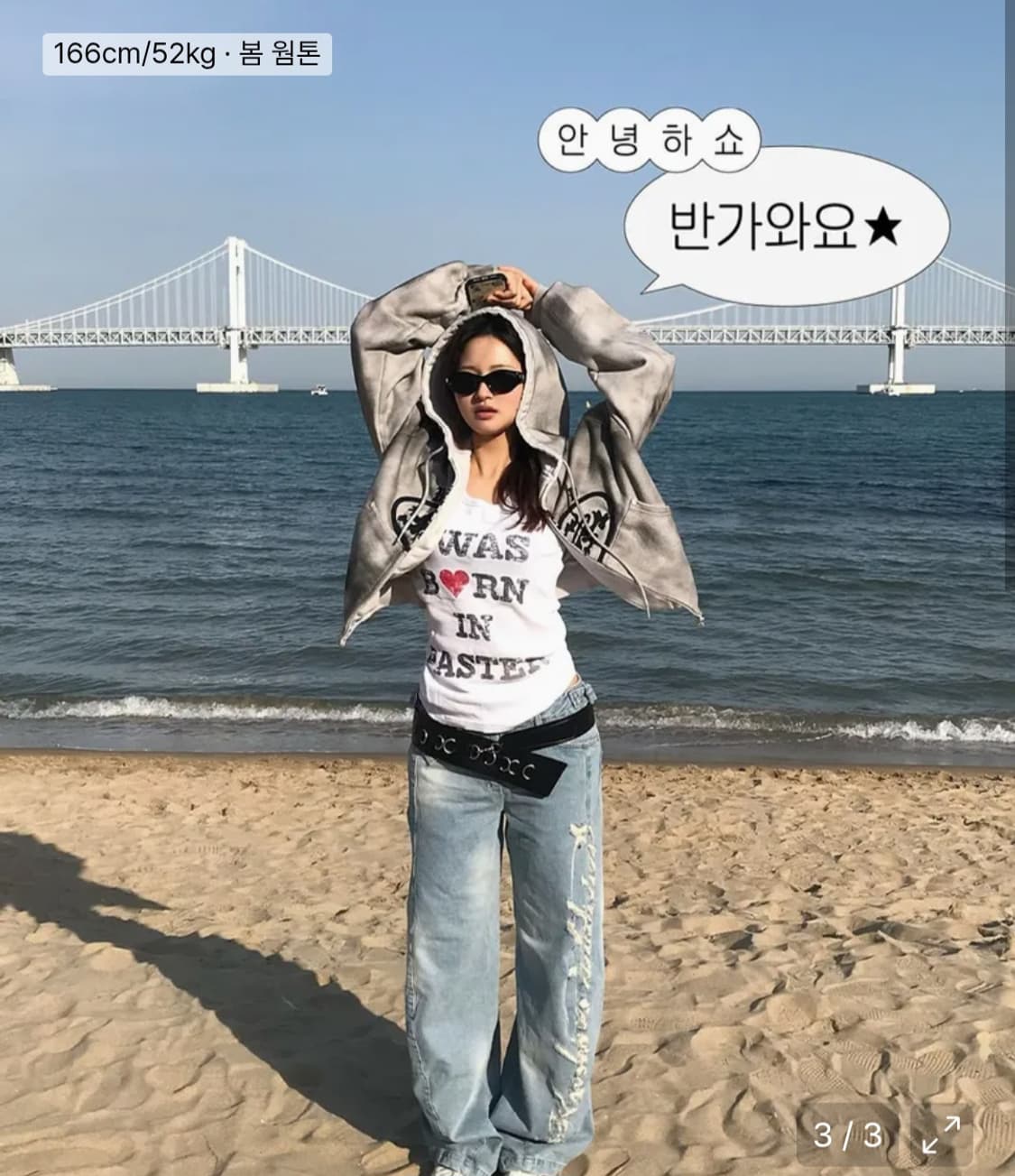 새상품) 배드블러드 라이온패치 후드집업 상품이미지2