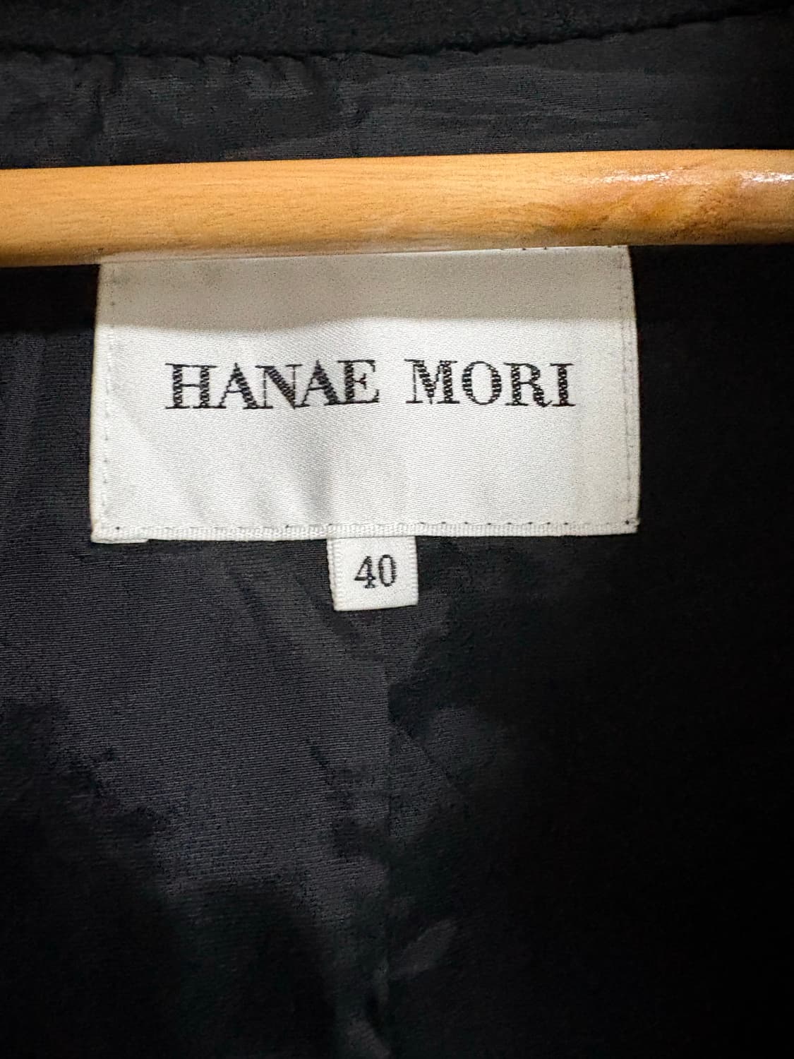 하나에모리 캐시미어100% 블랙 코트 상품이미지3