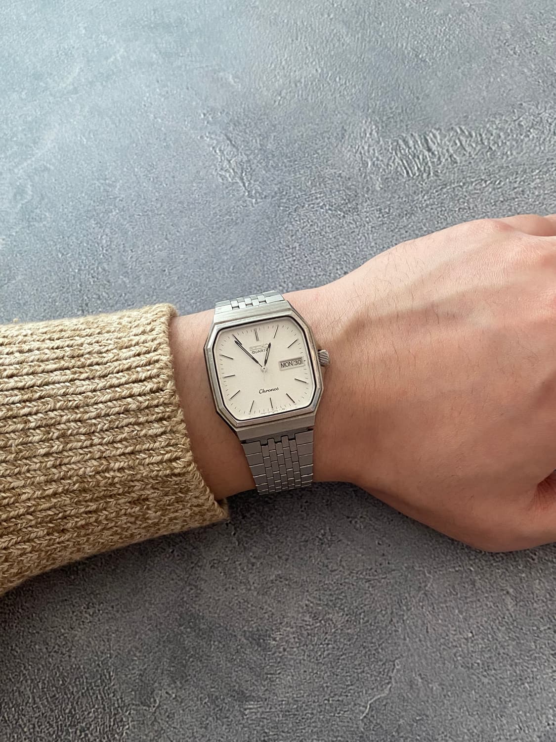 세이코 Seiko Chronos 스퀘어 데이 데이트 상품이미지2