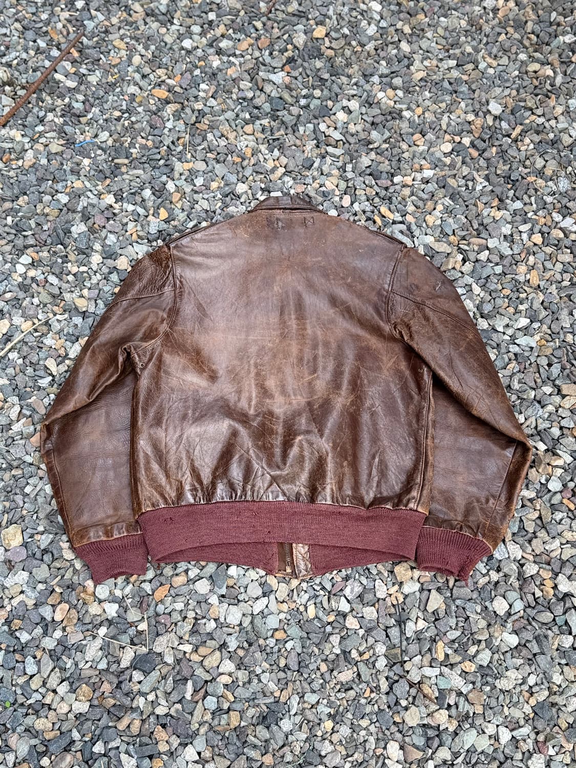 40s USAAF A-2 Flight Jacket (38) 상품이미지4