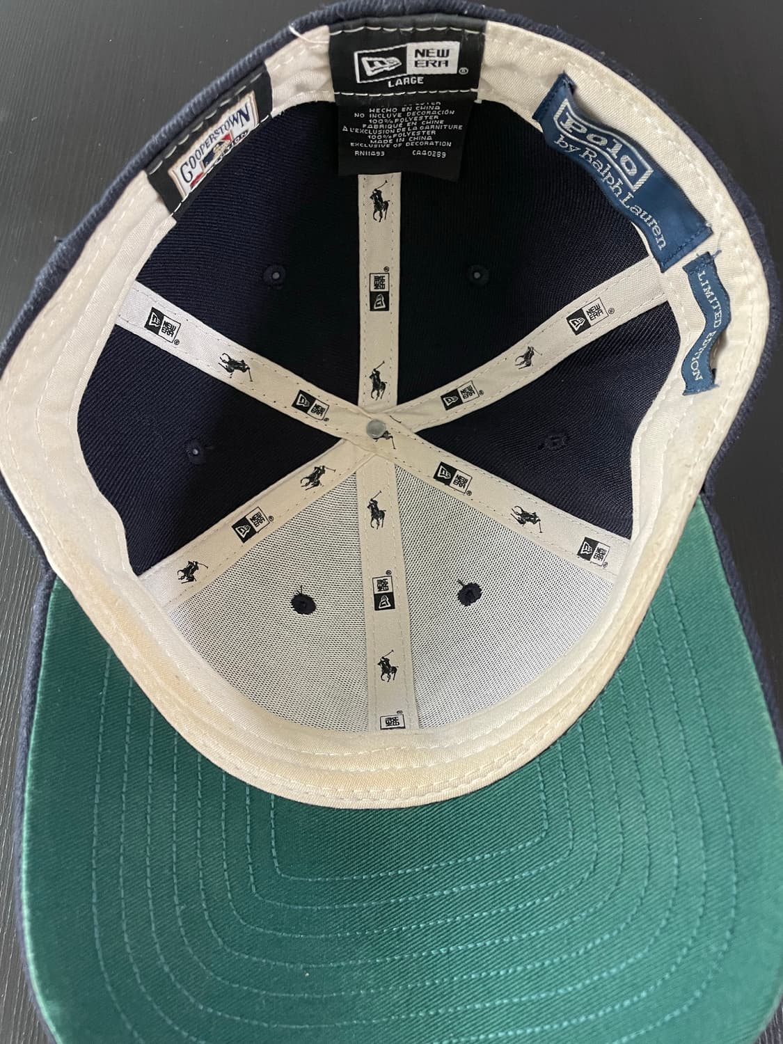 뉴에라 폴로 한정판 볼캡 네이비(L) 상품이미지4