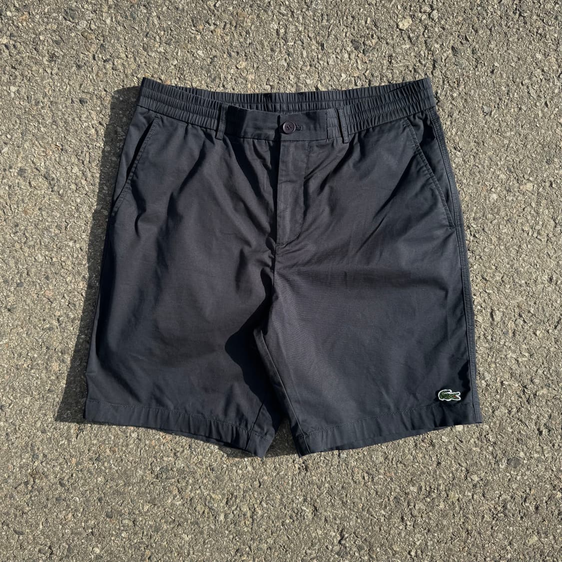 라코스테 로고 코튼 반바지 상품이미지1