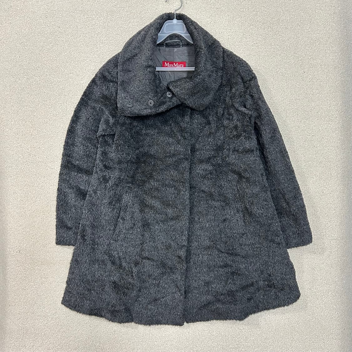 (S) 막스마라 알파카 모헤어 코트 그레이 상품이미지1