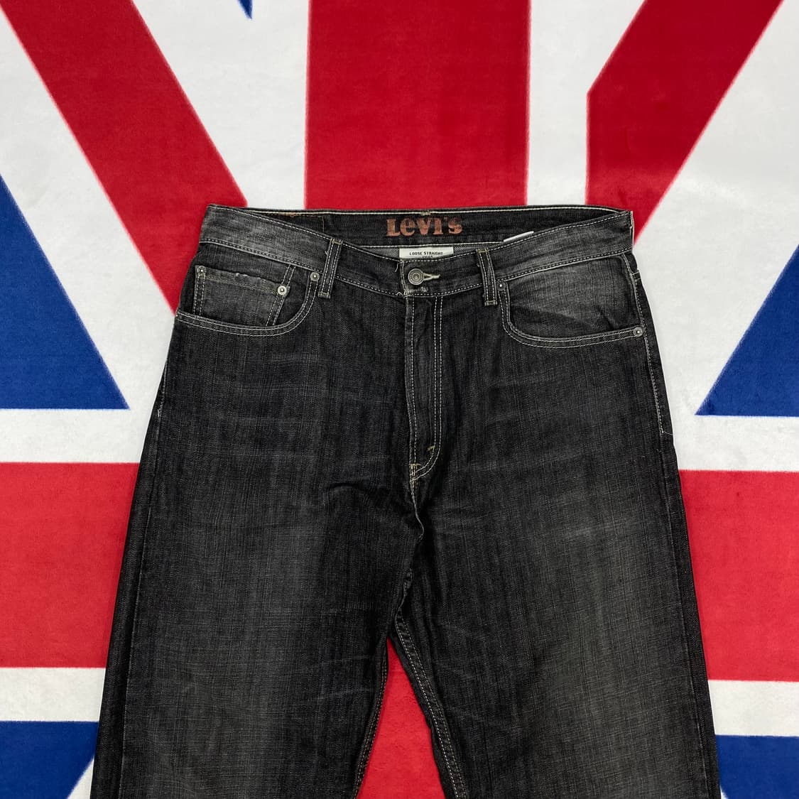 리바이스 569 흑청데님 팬츠 33 상품이미지2