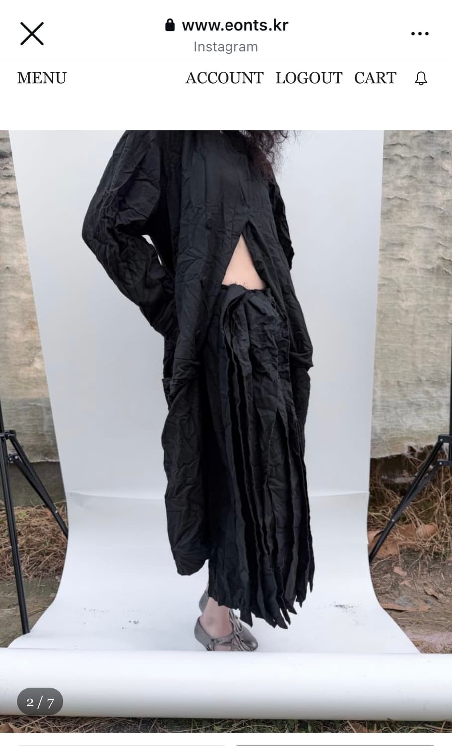 애옹쓰 오프비트스커트(페이퍼버전) 상품이미지5