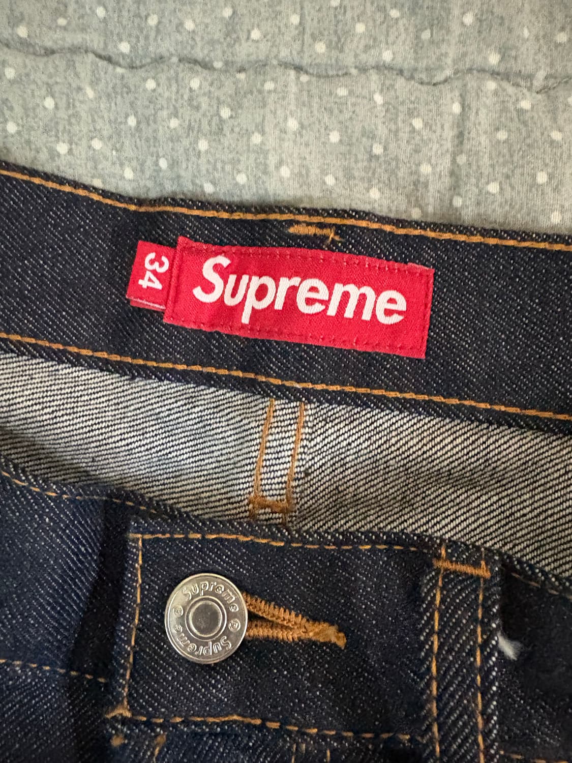 슈프림 배기 셀비지 진 34  상품이미지2