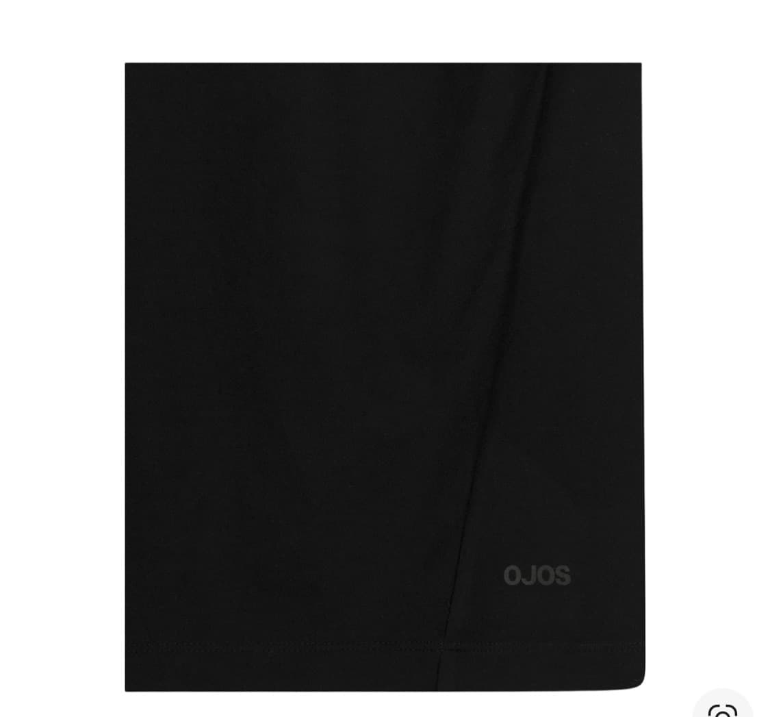 오호스 버튼 슬릿 미디 스커트 블랙 상품이미지4