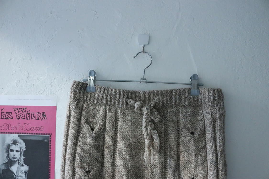 큐브 슈가 노르딕 니트 스커트 상품이미지5