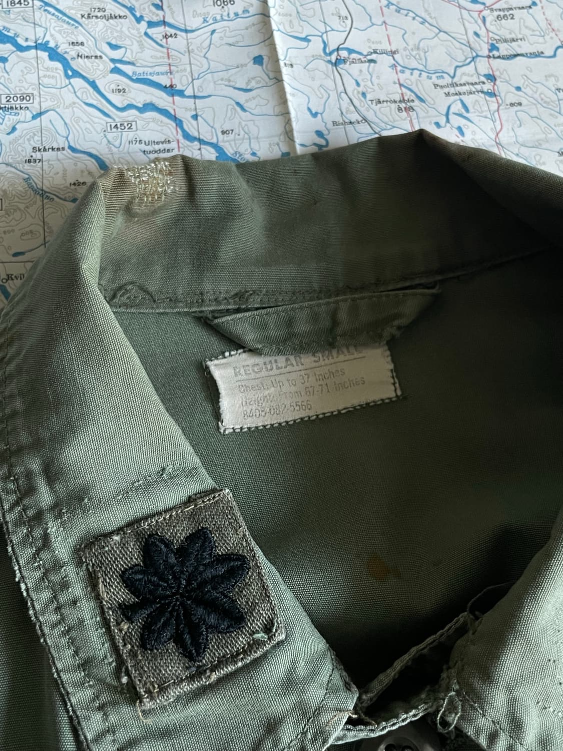 60s US ARMY Jungle Fatigue Jacket 1st 상품이미지4