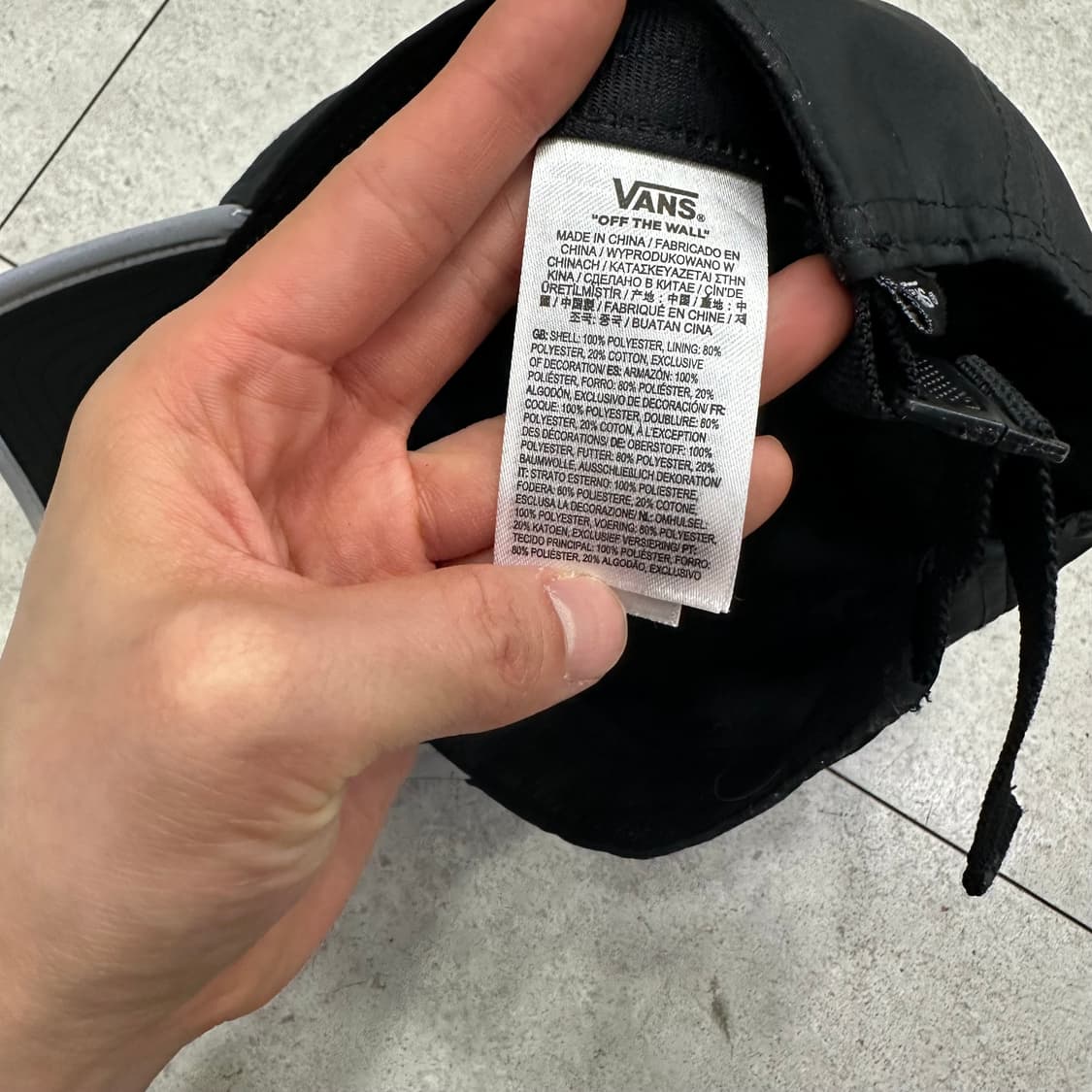 반스 볼캡 상품이미지3