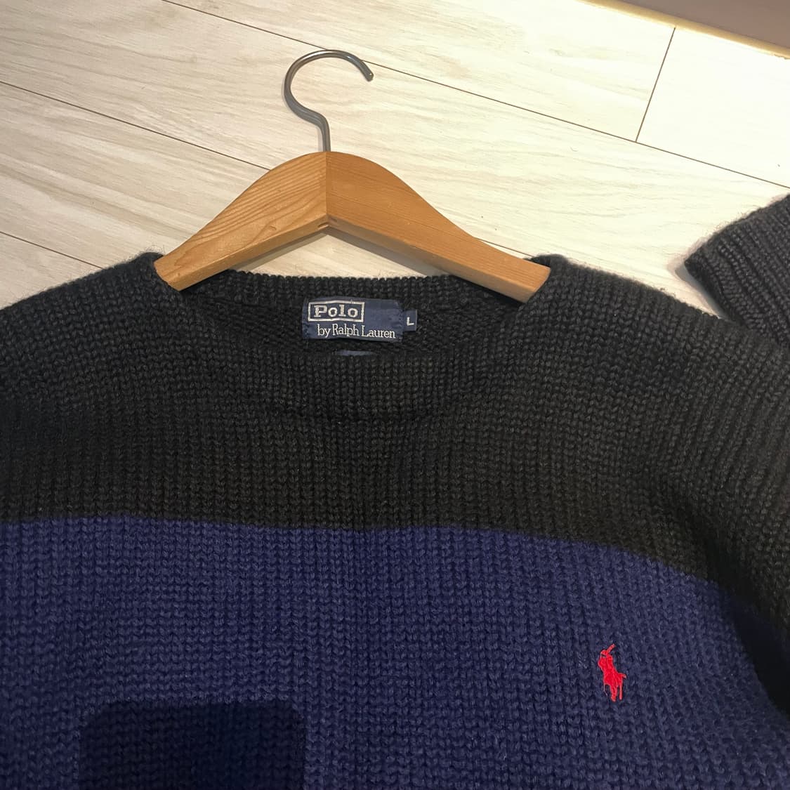 빈티지 폴로 니트 상품이미지3