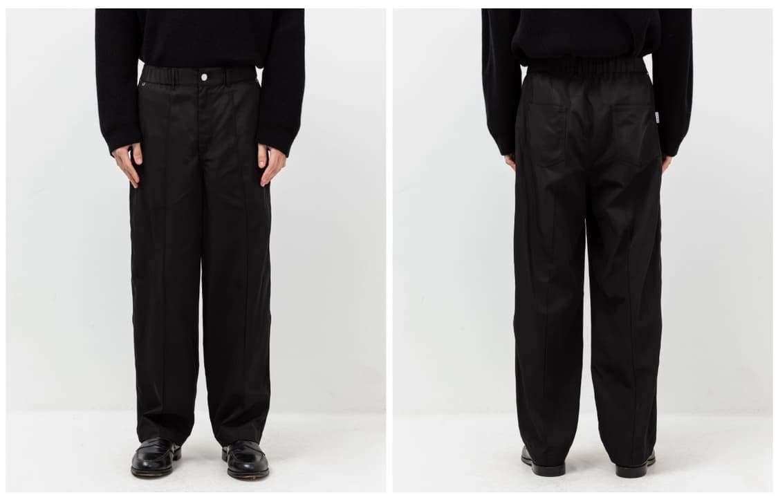 ttt msw new standard wide pants(black) 상품이미지1