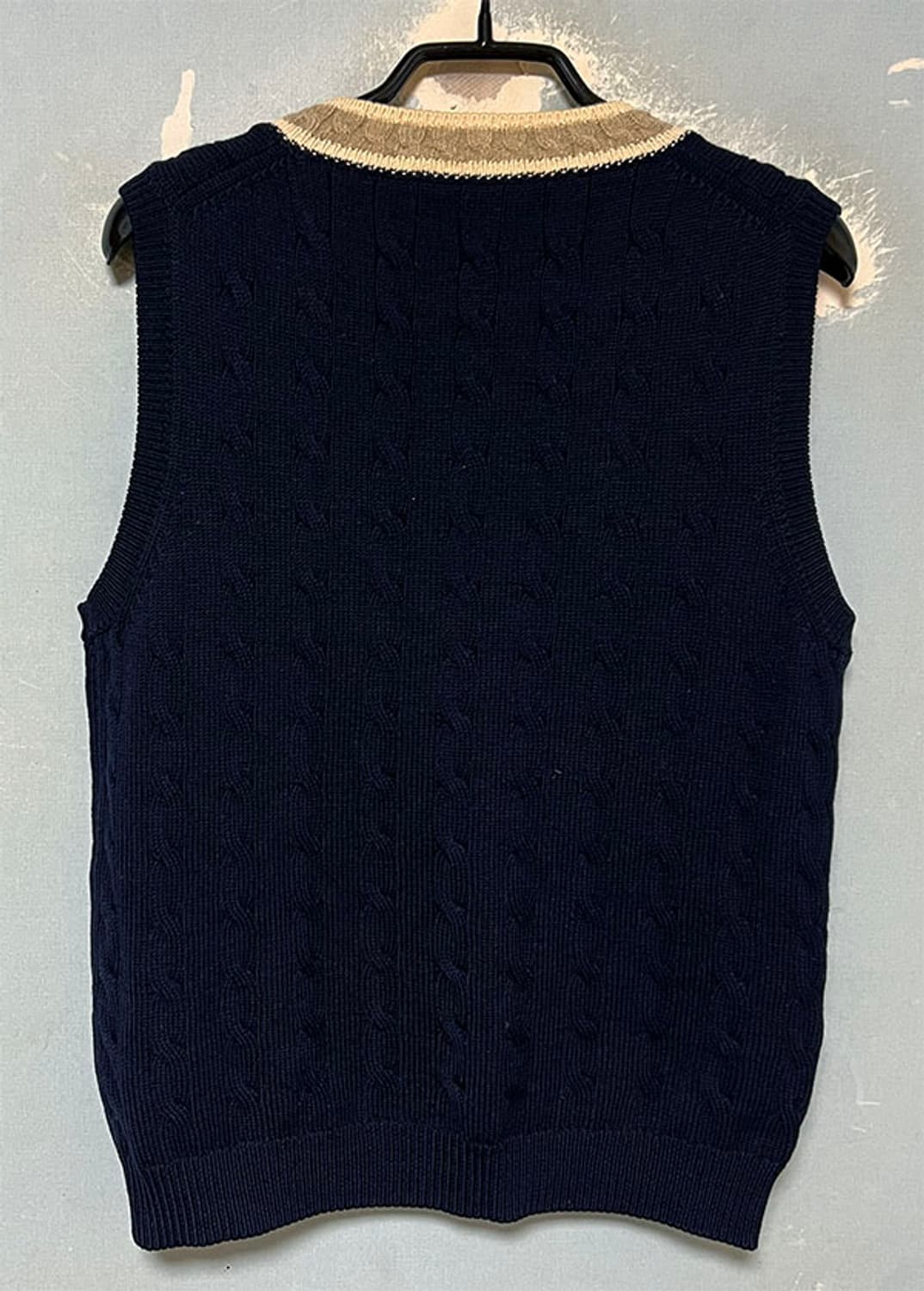 빈폴 여자 꽈배기 니트조끼 추동 S 90 55 상품이미지2