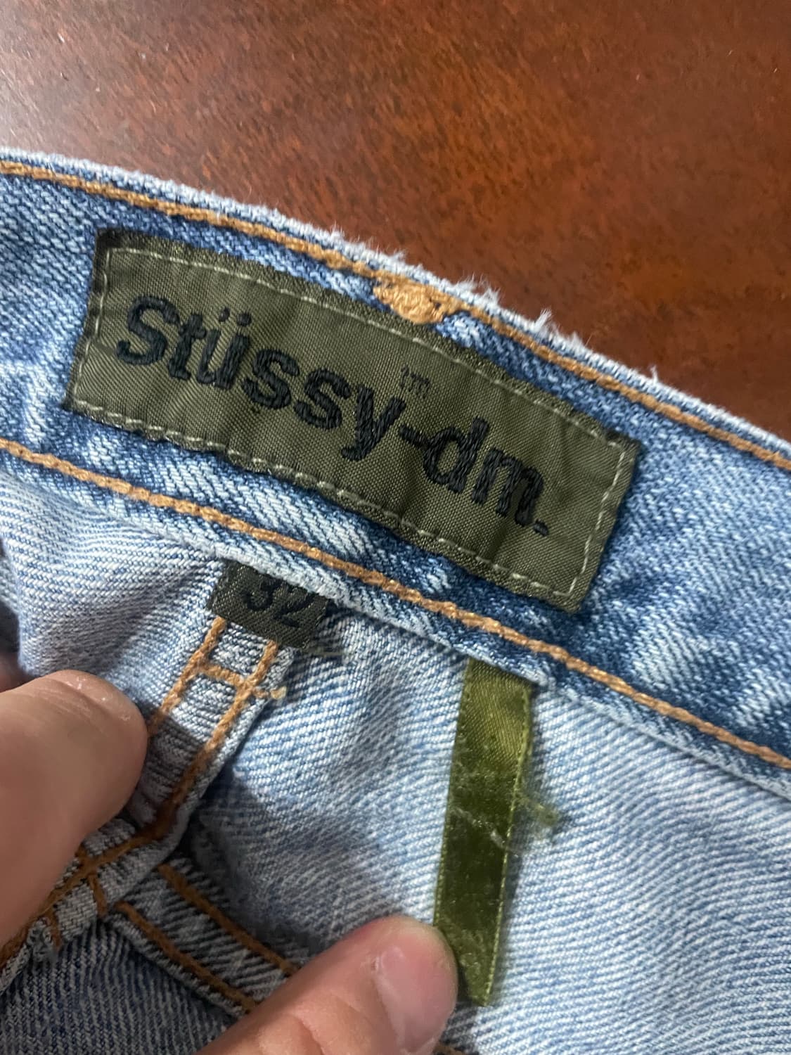 90’s Stussy-dm MADE IN USA 데님팬츠 32 상품이미지7