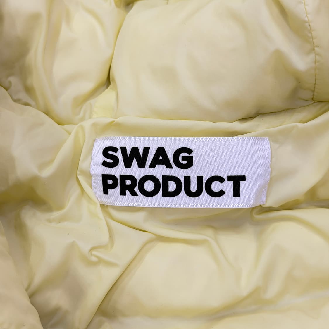 왓츠더유즈 경량패딩 자켓 라임 옐로우 상품이미지5