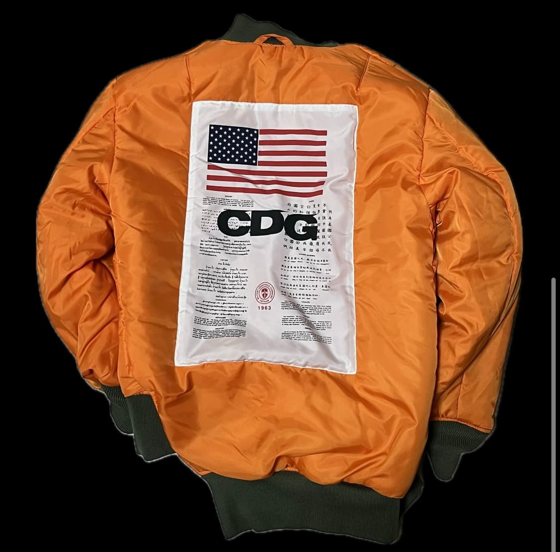 CDG x 알파 인더스트리 바이어스 MA-1 자켓 올리브 상품이미지5