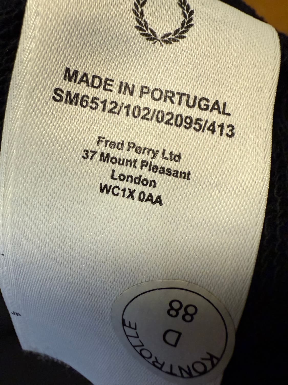 Raf Simons X Fred Perry 슬로건 패치 후디 상품이미지2