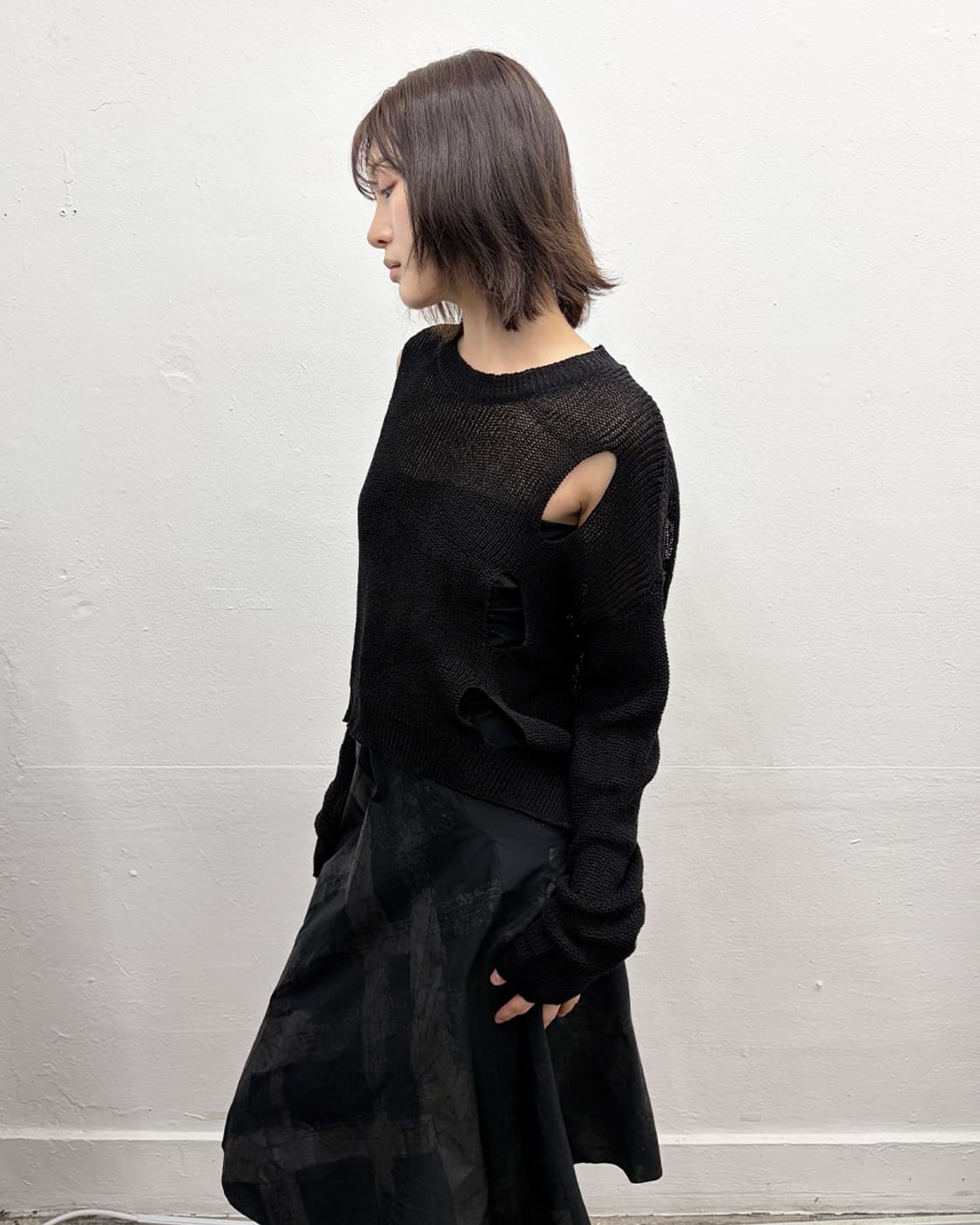 빈티지 컷아웃 니트 상품이미지3