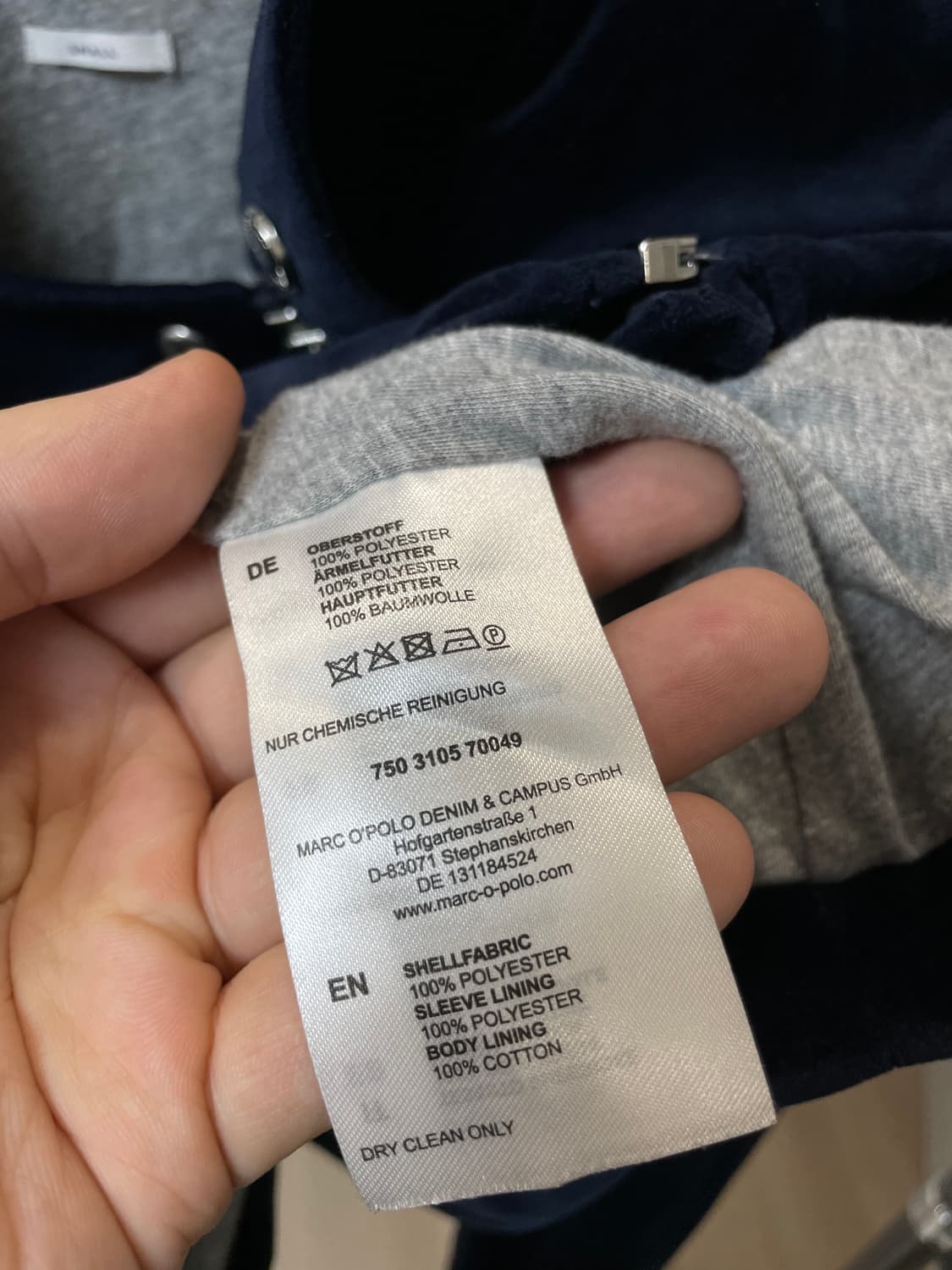 (S) 마르코 폴로 네이비 벨벳 라이더 자켓 상품이미지6