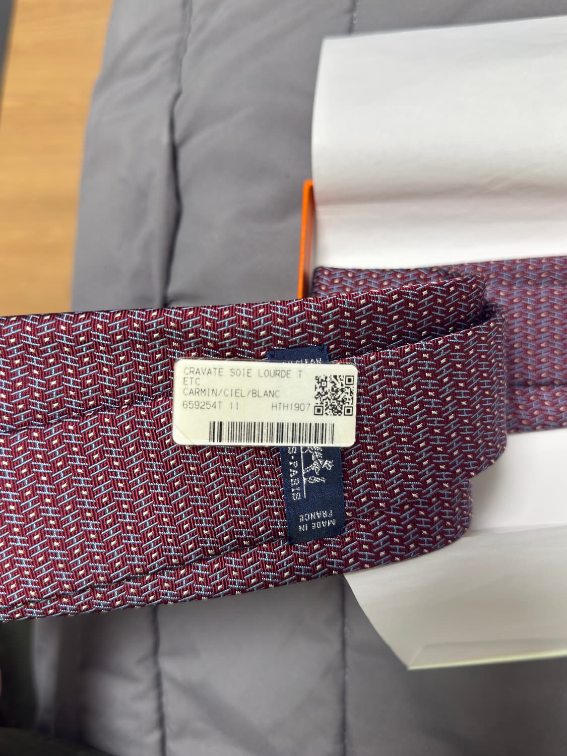 에르메스 넥타이 새상품 상품이미지3