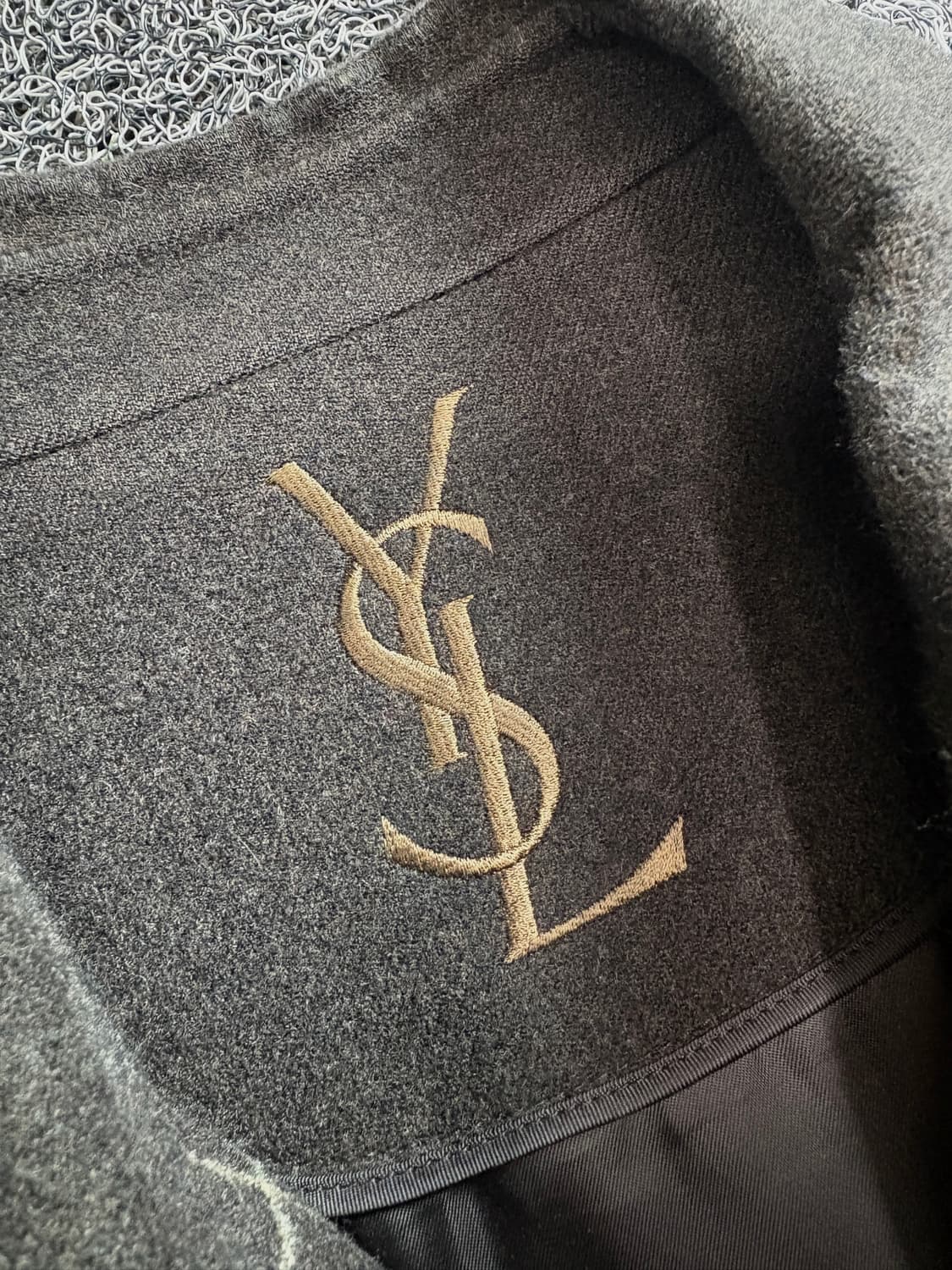 90s YSL 입생로랑 아카이브 블루종 울자켓 4980 상품이미지4