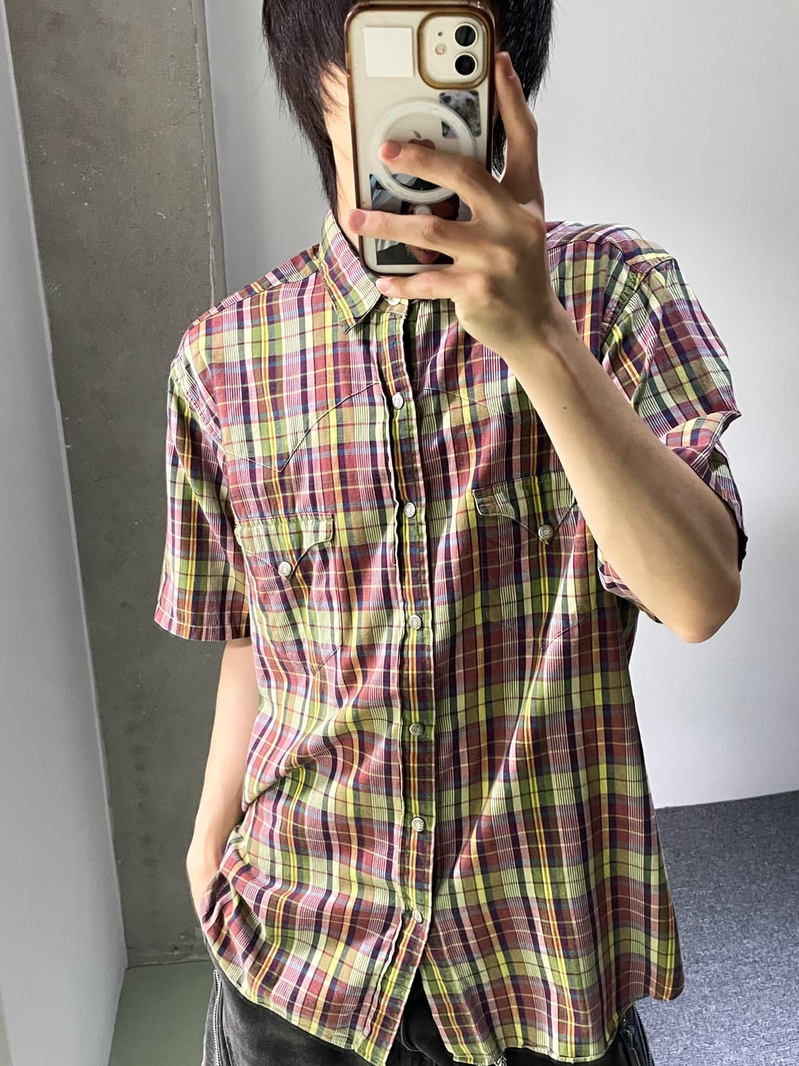 폴로랄프로렌 90‘s RL 웨스턴 체크 셔츠 상품이미지1