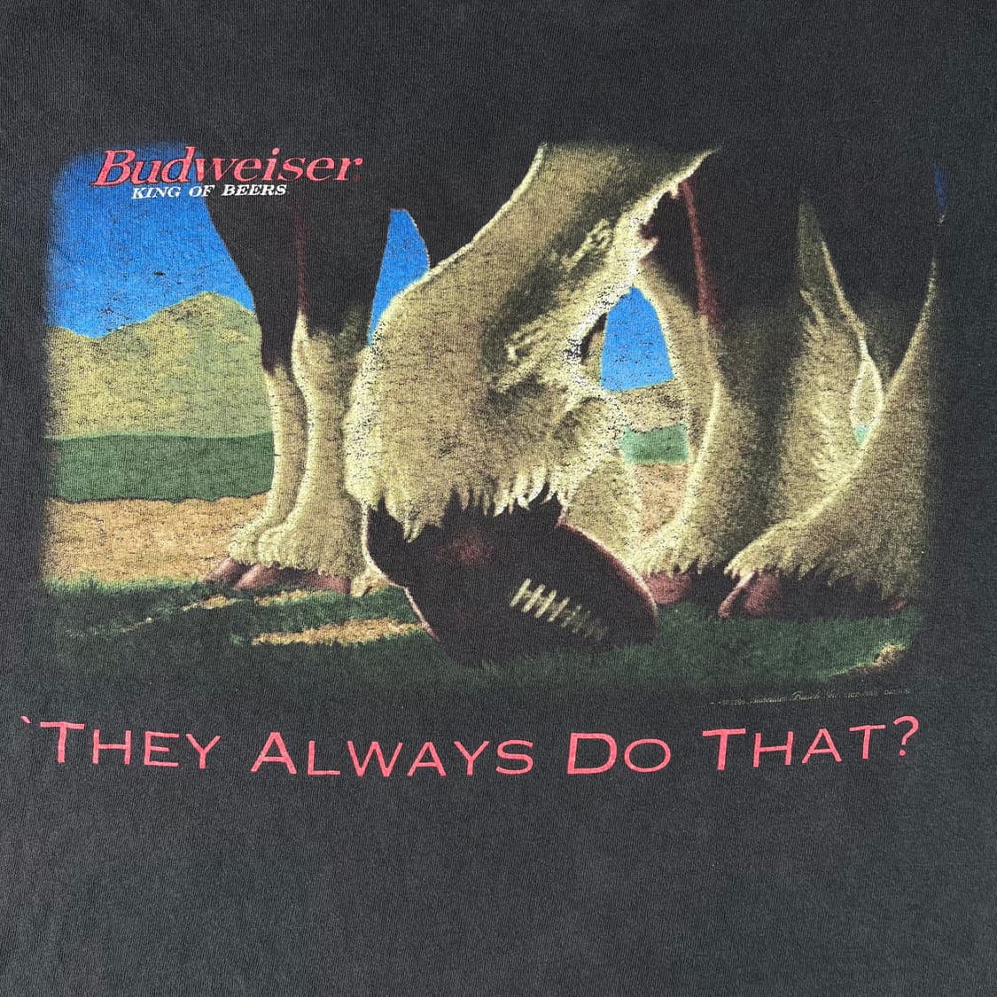 빈티지 버드와이저 1995 They Always Do That 반팔티 상품이미지4