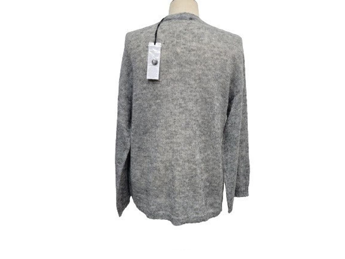 이태리 CARACTERE 플라워 그레이믹스 M 울가디건 새상품
 상품이미지3