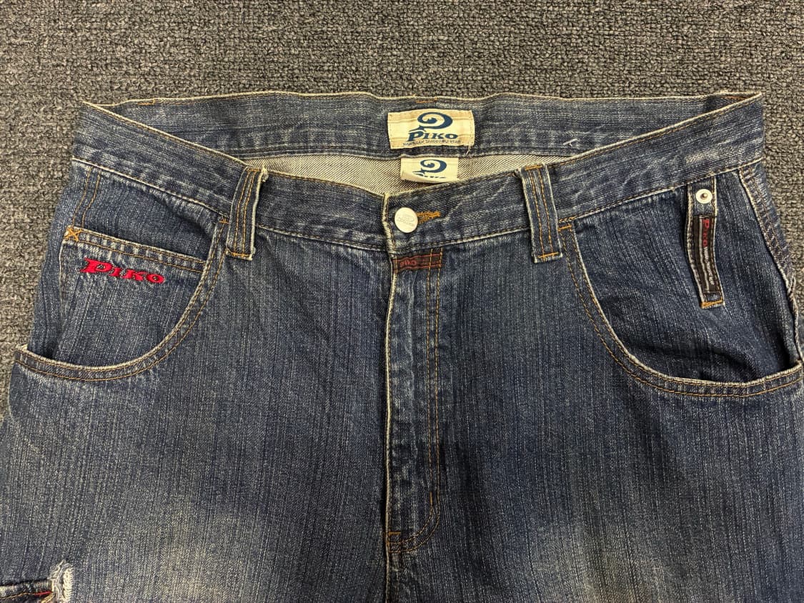XL)Piko 빈티지 카고 데님팬츠 상품이미지6