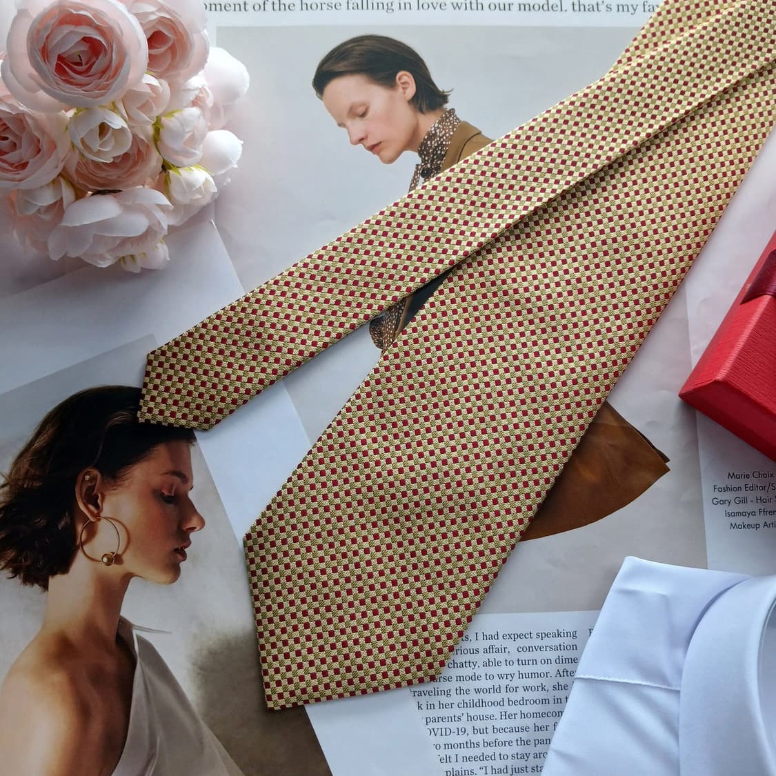 아르코 디 콘스탄티노 실크 체크 넥타이 9.2cm A등급 A18392

 상품이미지2