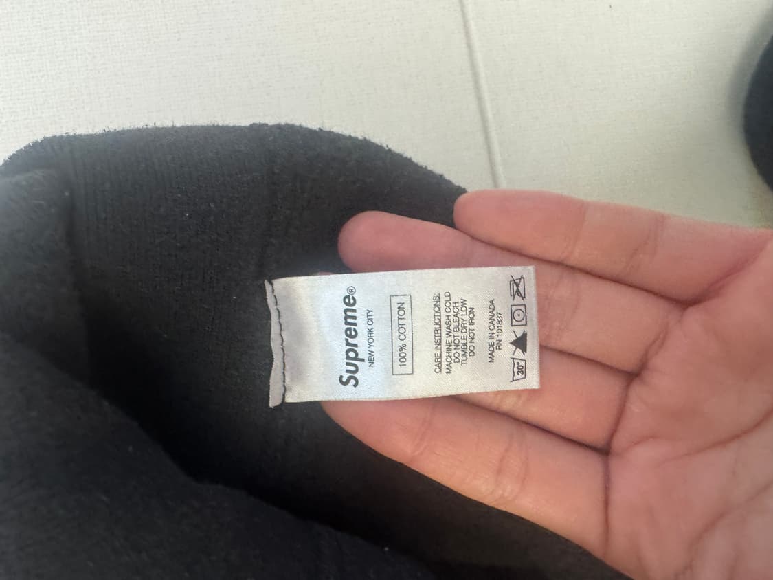 슈프림 후드티 블랙 상품이미지3