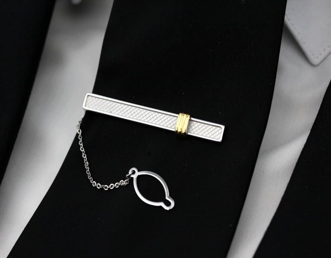 론진 A등급 5.2cm 남자 명품 넥타이핀 상품이미지6