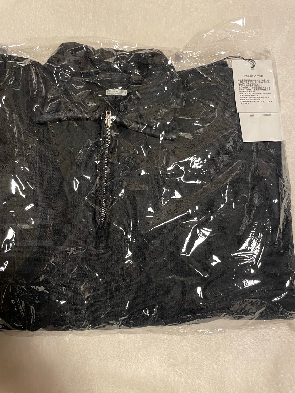 [4]아프레쎄 빈티지 하프 집업 하프집 스웻 상품이미지2