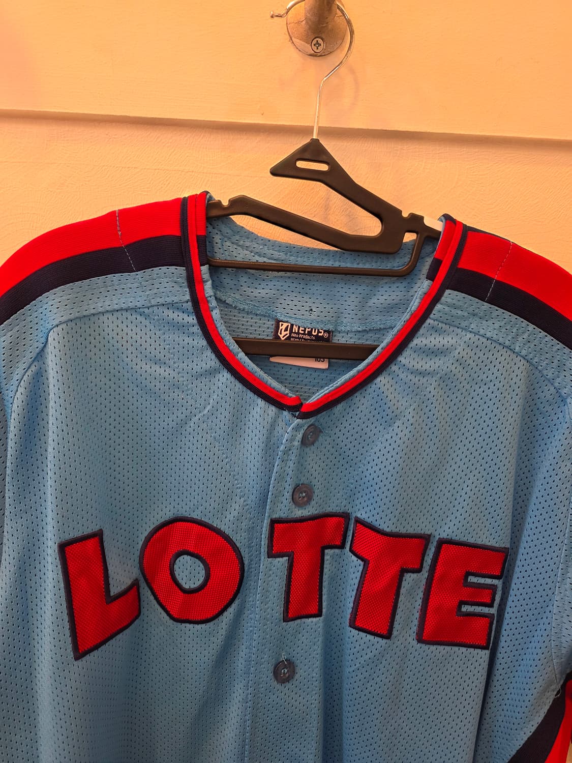 롯데 자이언츠 챔피언 어웨이 레플리카 유니폼 노마킹105 상품이미지1