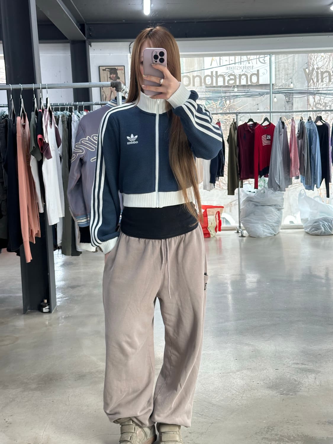 아디다스 와플 크롭 트랙탑 져지 상품이미지2