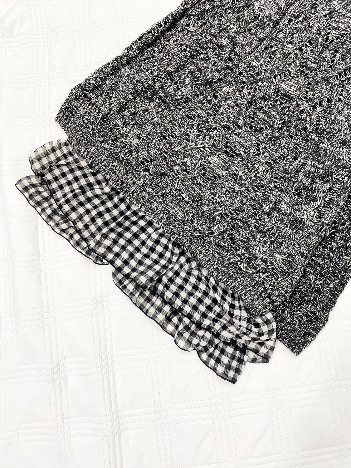 ꒰ঌ 깜냥이 🐈‍⬛ 리본 체크 세트 ໒꒱ 상품이미지3