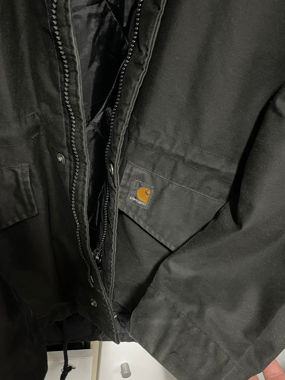 칼하트 히크만 코트 XL 블랙 상품이미지3