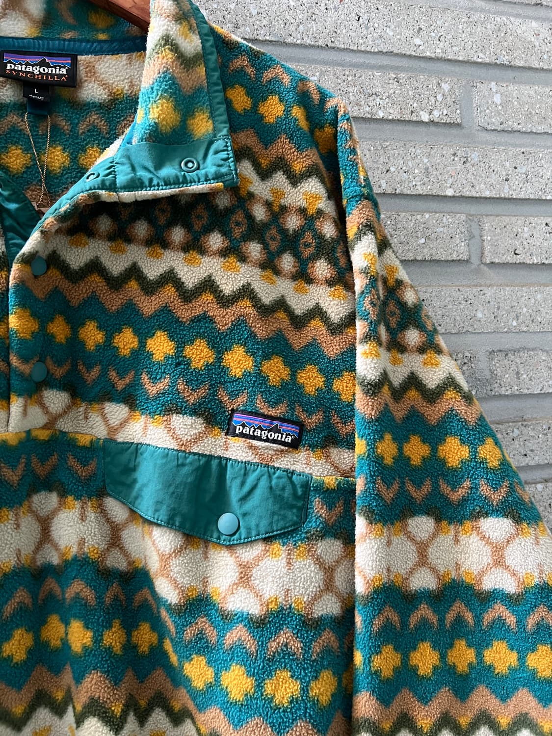 [L]파타고니아 신칠라 네이티브 패턴 아노락 플리스 상품이미지5