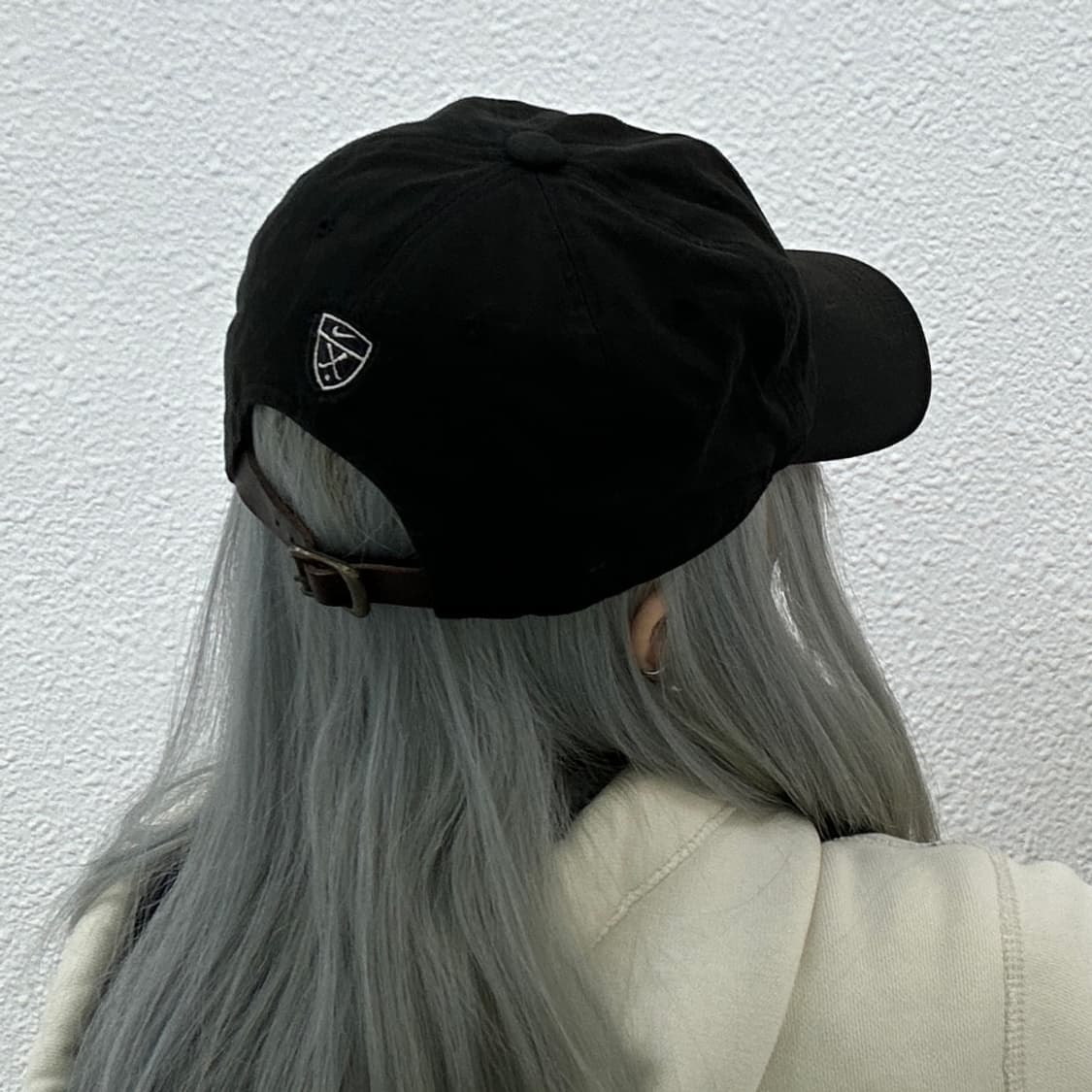 나이키 00s 오렌지 스우시 블랙 볼캡 상품이미지3