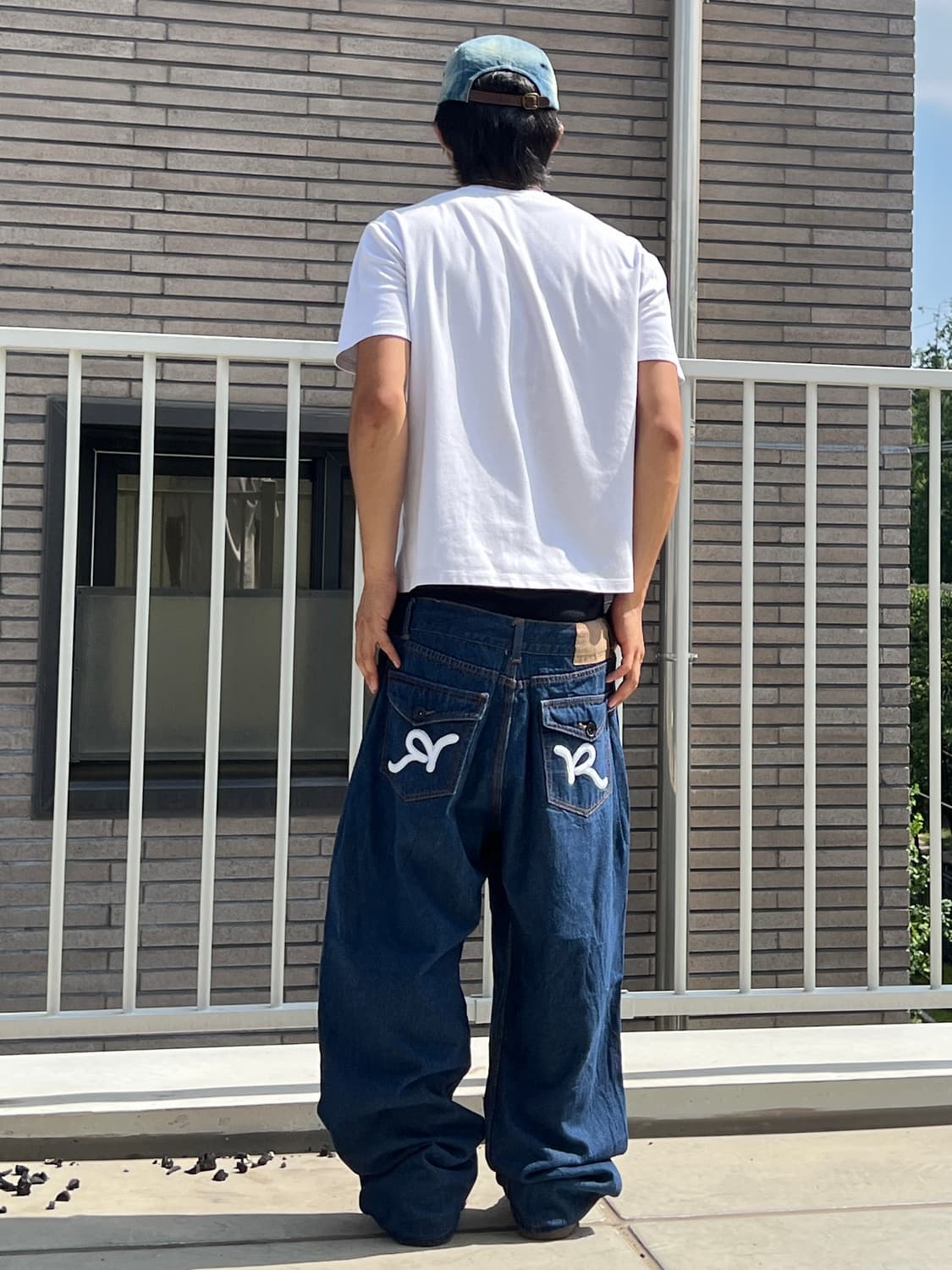 ROCAWEAR 백포켓 자수 힙합팬츠 상품이미지2