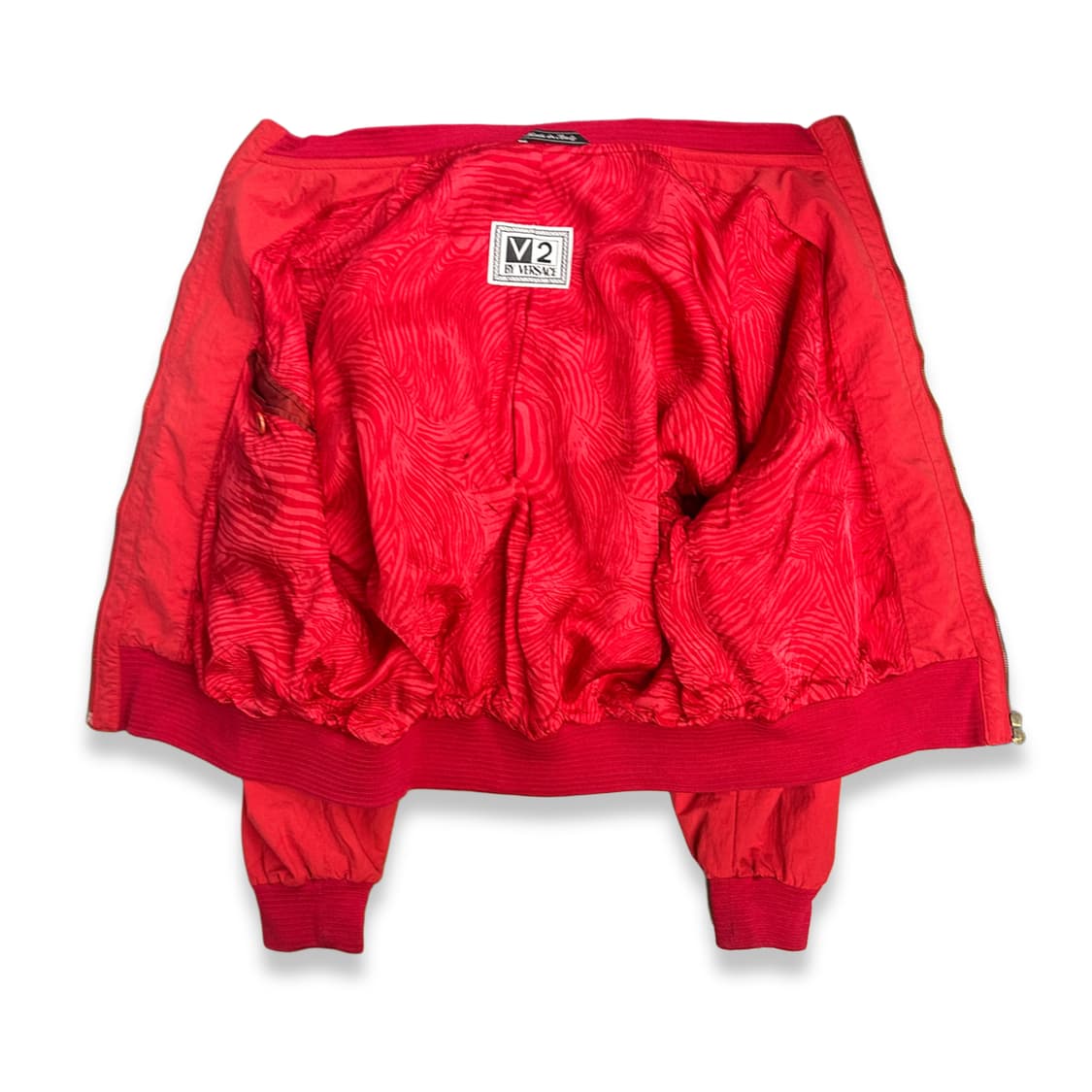 90s V2 by VERSACE 봄버 자켓 48 상품이미지3