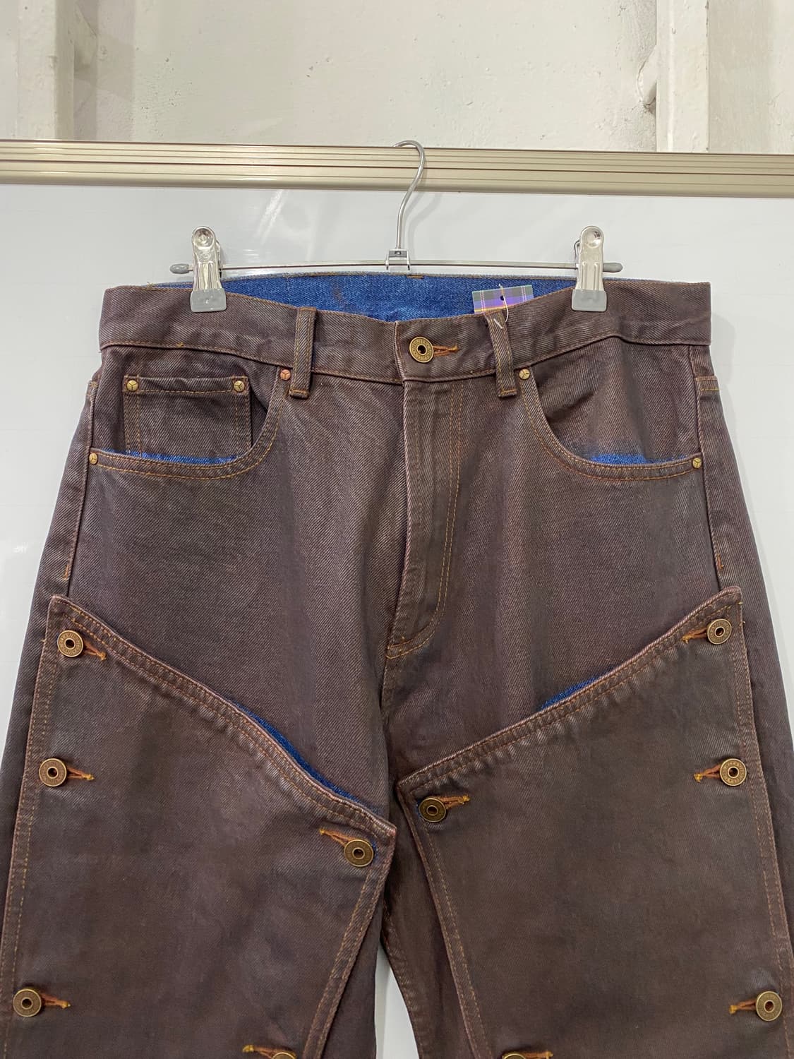 와이프로젝트 스냅 패턴 데님팬츠(31) 상품이미지3