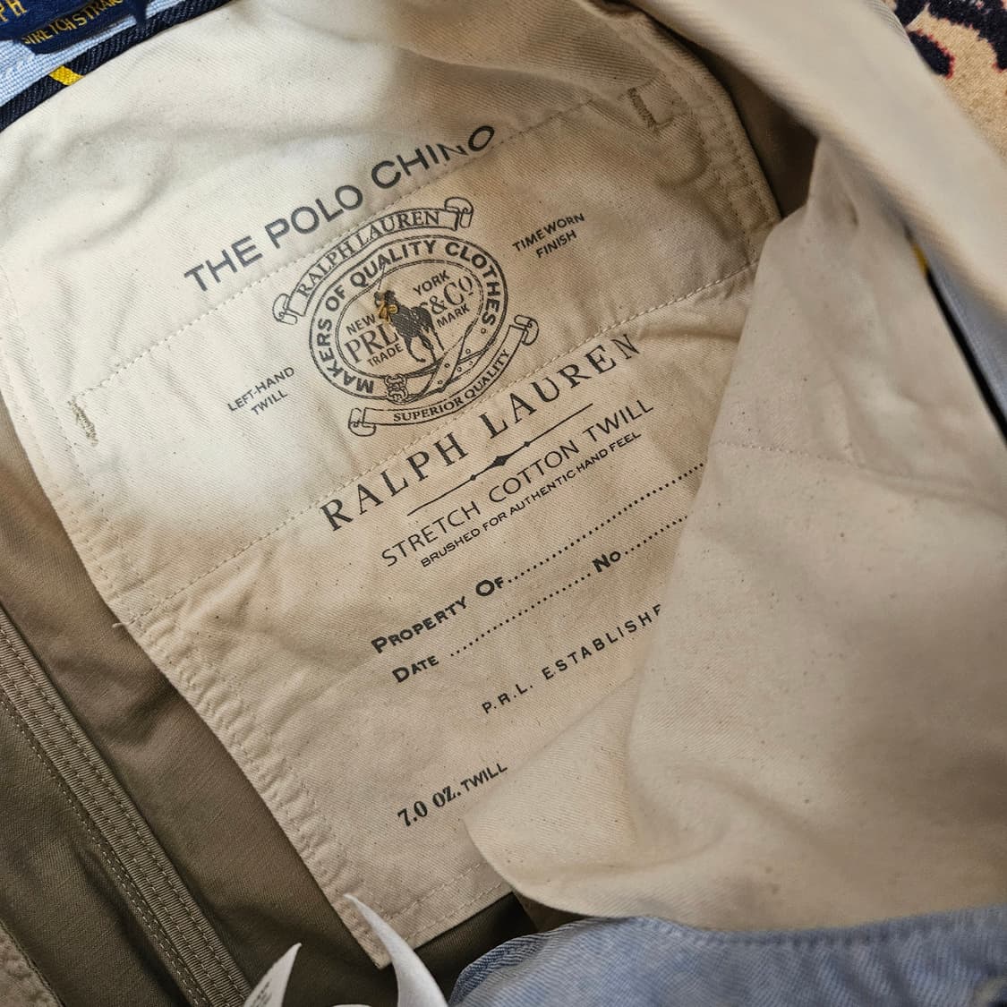 폴로랄프로렌 스트레이트 워시 스트레치 치노팬츠 상품이미지7