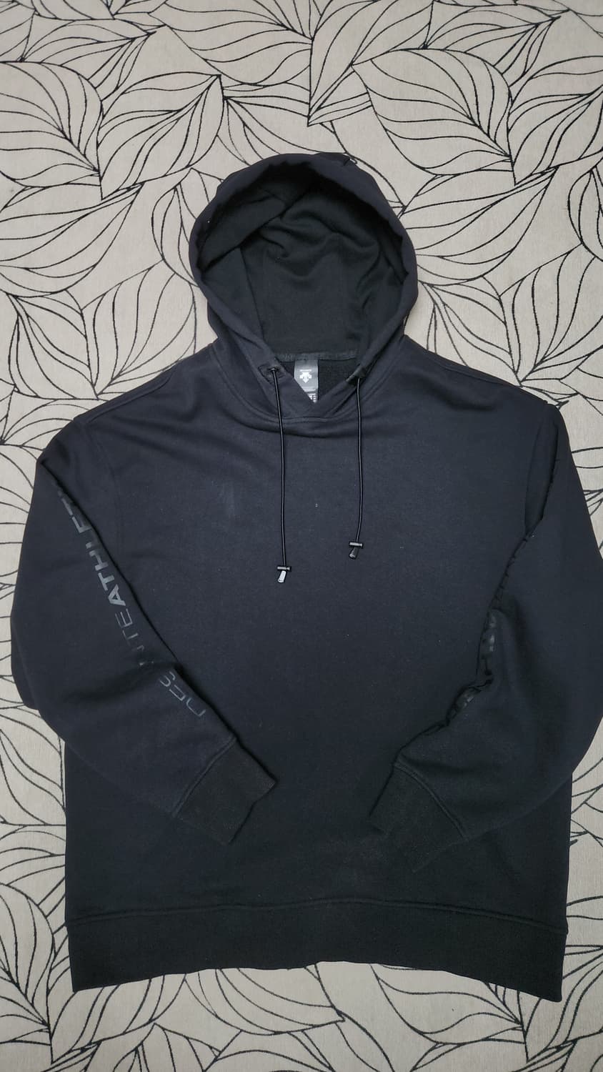 데상트스포츠후디 블랙 XL 110 상품이미지1