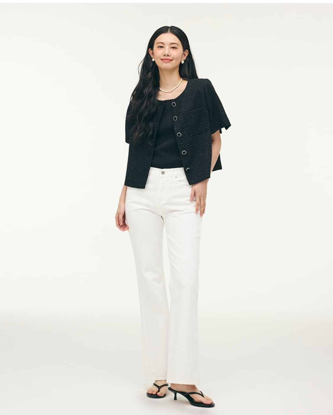 유어네임히얼 20 썸머 세미부츠컷팬츠 S 상품이미지2