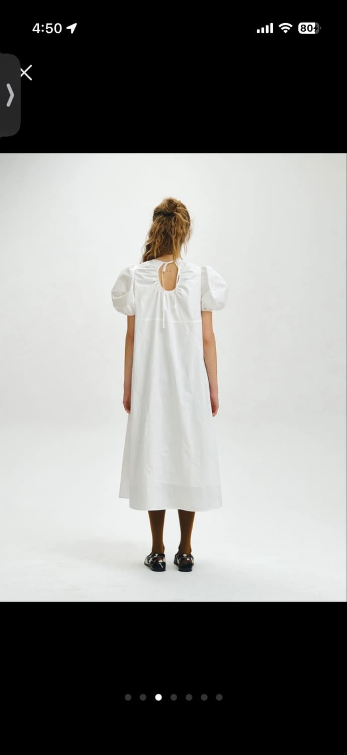 MAIS Embroidered Bell Sleeve Maxi Dress 상품이미지3
